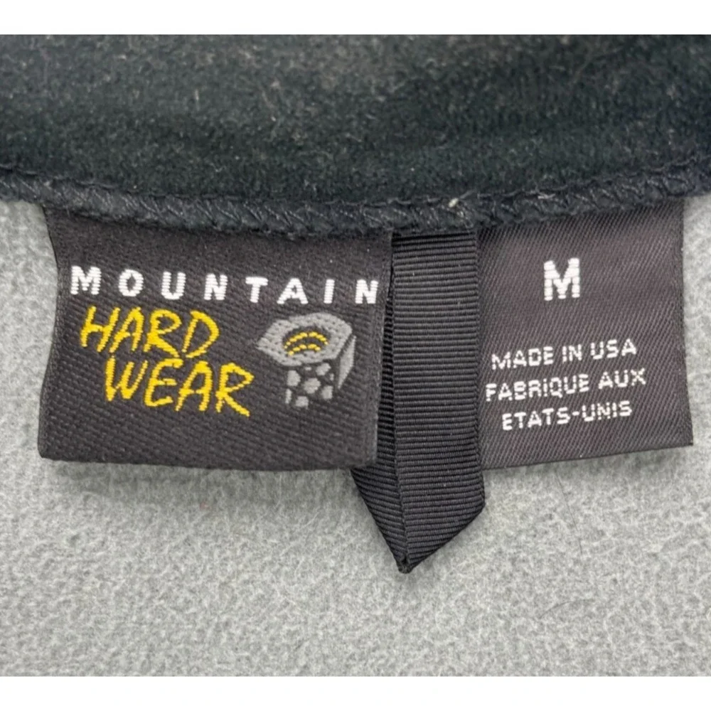 VTG Mountain Hardwear‎ Men's Jacket Medium Gray Gore Wind Stopper Soft Shell